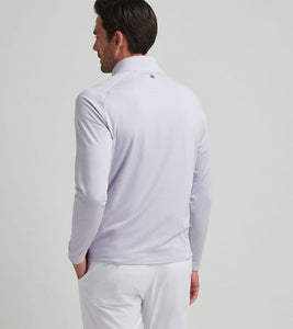 Peter Millar Stealth Performance Quarter-Zip (Lavender Moon)