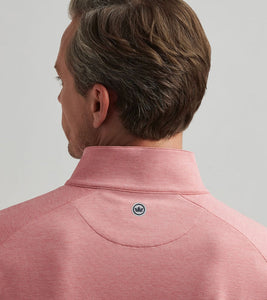 Peter Millar Stealth Performance Quarter-Zip (Pink Crepe)