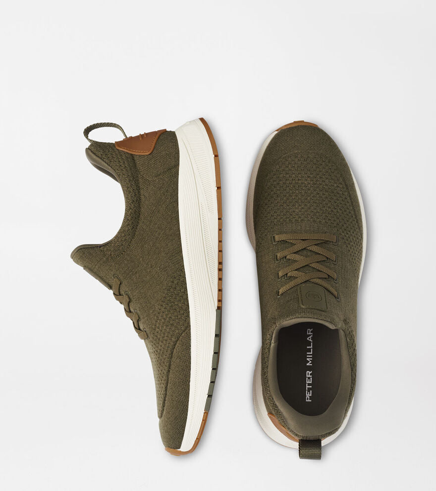 Peter Millar Tellustride Sneaker (Dark Olive)