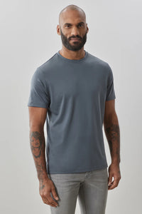 ROBERT BARAKETT The Barakett Tee (Cool Grey)