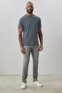 ROBERT BARAKETT The Barakett Tee (Cool Grey)