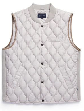 Fine Quilted Puffer Vest | Winter White