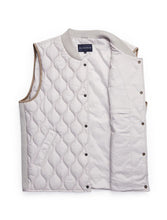 Stone Rose Silver Quilted Puffer Vest