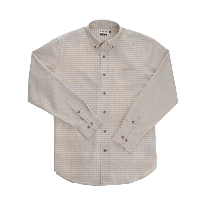 Tom Beckbe Culver Oxford Shirt (Beige Sky)