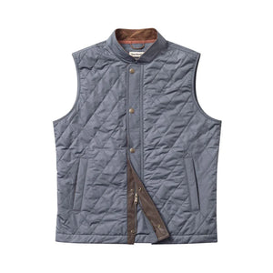 Tom Beckbe Loudon Quilted Vest (Bluestone)