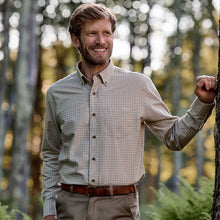 Tom Beckbe Culver Oxford Shirt (Beige Sky)