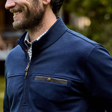 Tom Beckbe Tucker Fleece Quarter Zip (Navy)