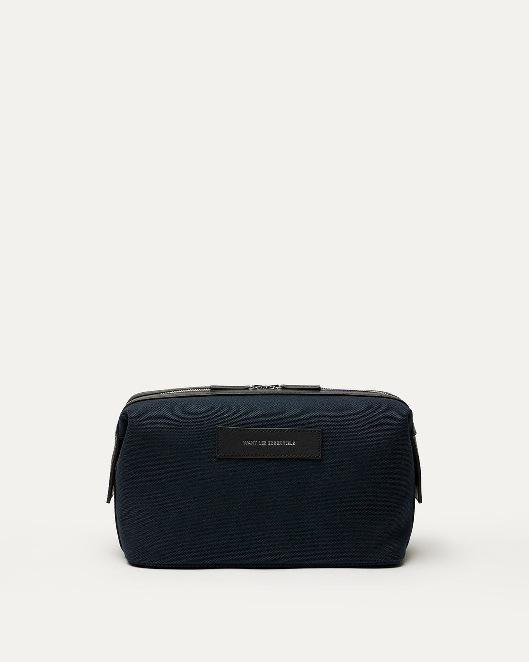 WANT LES ESSENTIELS Kenyatta Organic Cotton Canvas Toiletry Bag (Navy)