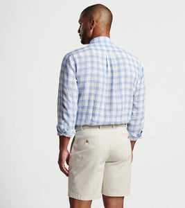 Peter Millar Edisto Linen Sport Shirt