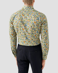 Eton Floral Print Signature Twill Shirt