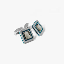 Quadrato SW Cufflinks with Grey SWAROVSKI Elements