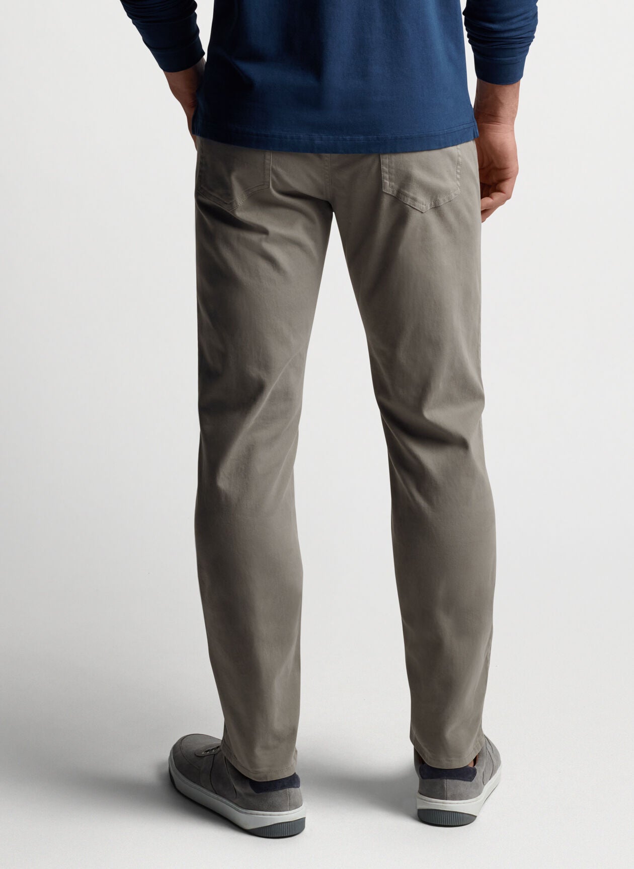 Peter Millar Ultimate Sateen Five-Pocket Pant In Khaki – The