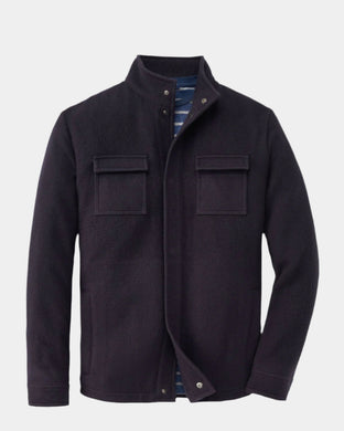 Peter Millar Cashmere Blend Shirt Jacket (Midnight)