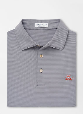 Peter Millar Virginia Jubilee Stripe Performance Polo