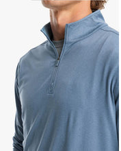 Southern Tide Backbarrier Heather Performance Quarter Zip Pullov