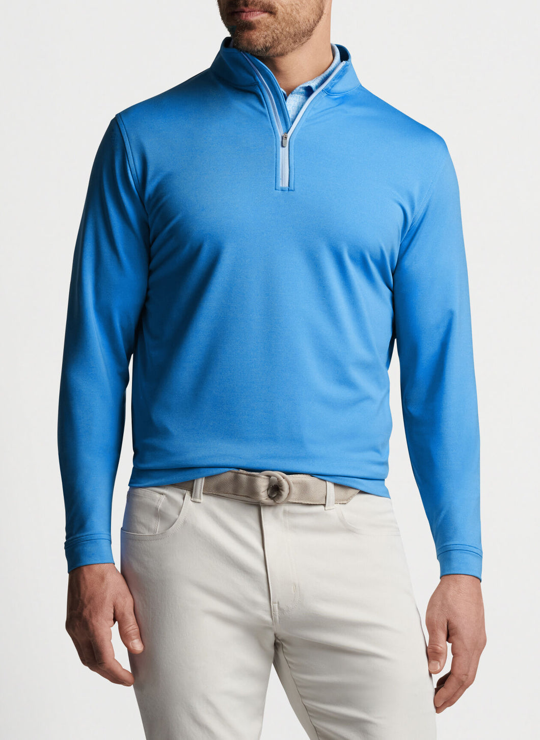 Peter Millar Perth Melange Quarter-Zip Knit Sweater