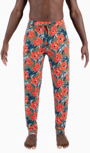 Saxx Snooze Pants | Solar Hibiscus-multi