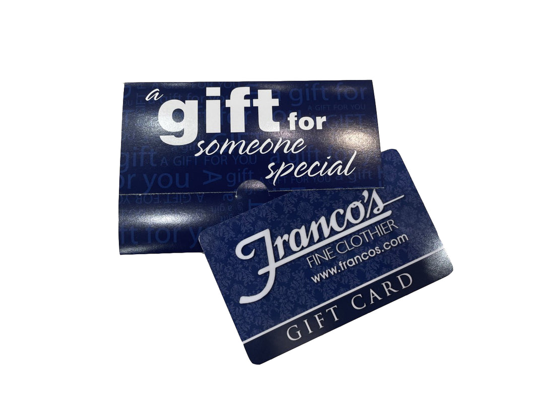 Franco's $75 Gift Card